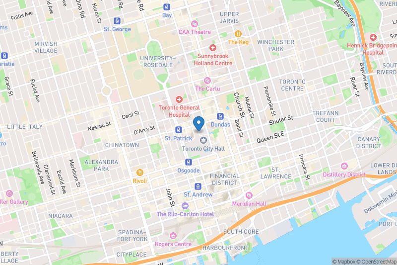 CES Toronto - Open Street Map